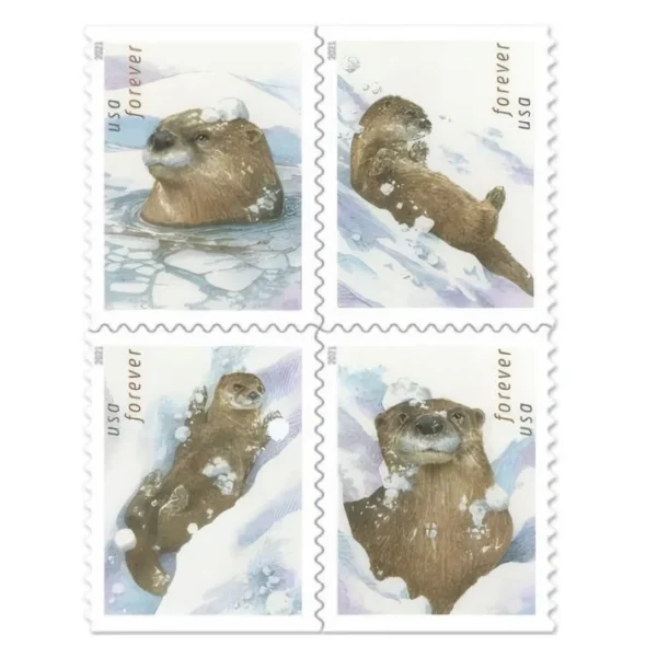 OttersinSnow2021 - Buy Postage Stamps Online