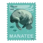 Save the Manatees 2024 2 - Buy Postage Stamps Online SavetheManatees2024 - Buy Postage Stamps Online