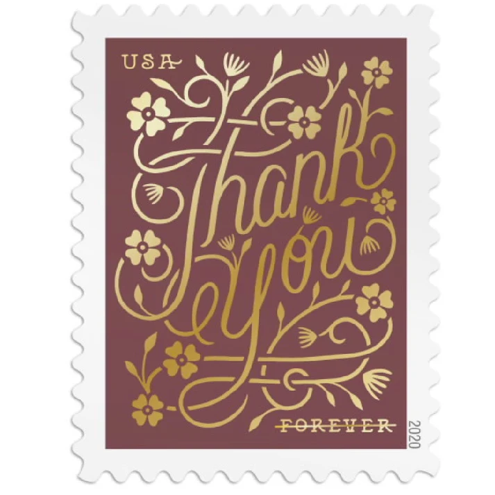 Thank You 2020 1 - Buy Postage Stamps Online Thank You 2020