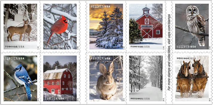 s_winterscenes s winterscenes - Buy Postage Stamps Online