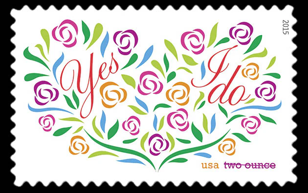 Yes I Do 2015 1 - Buy Postage Stamps Online Yes I Do 2015