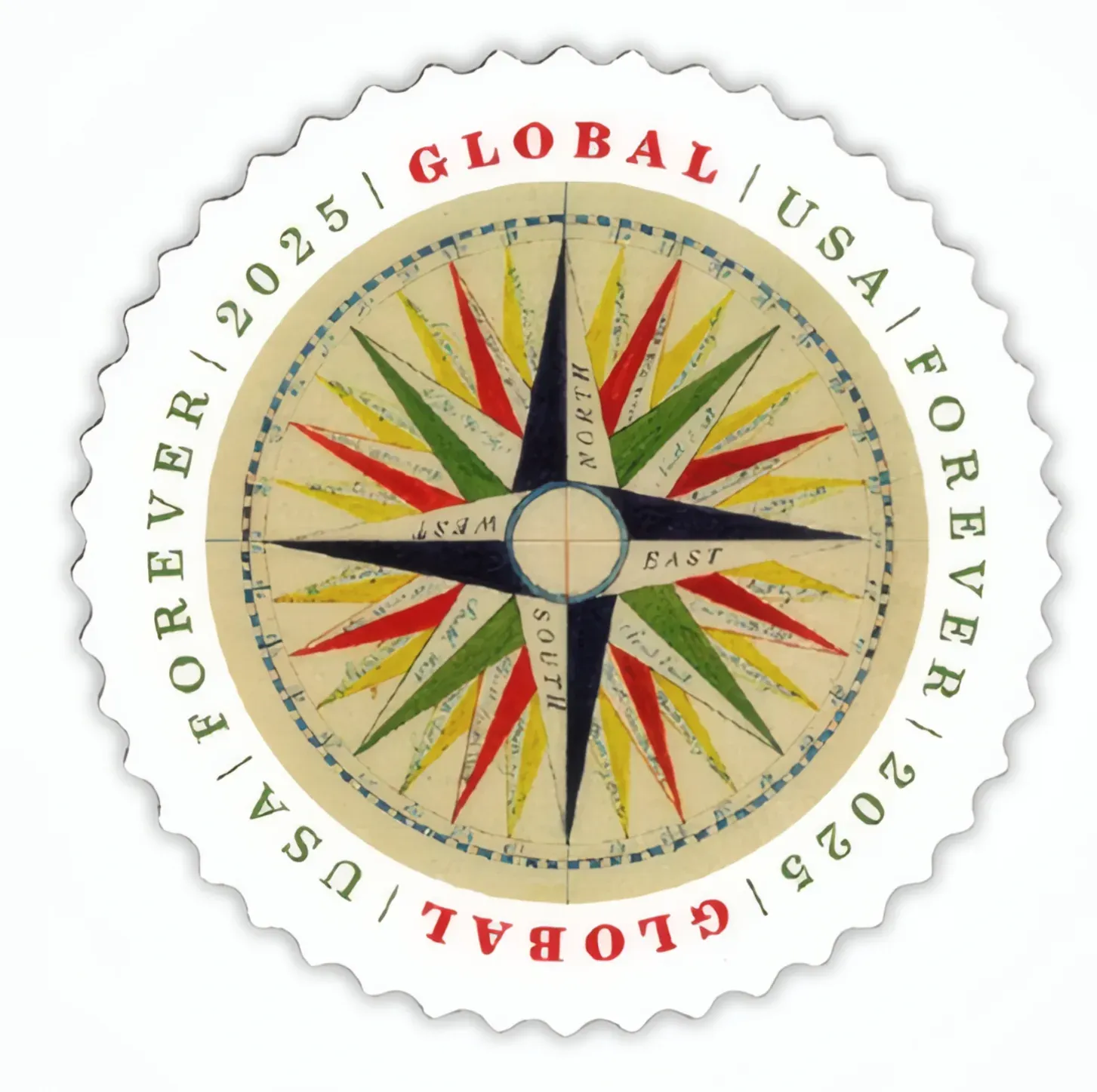 Global: 1794 Compass Rose 1 - Buy Postage Stamps Online Global: 1794 Compass Rose