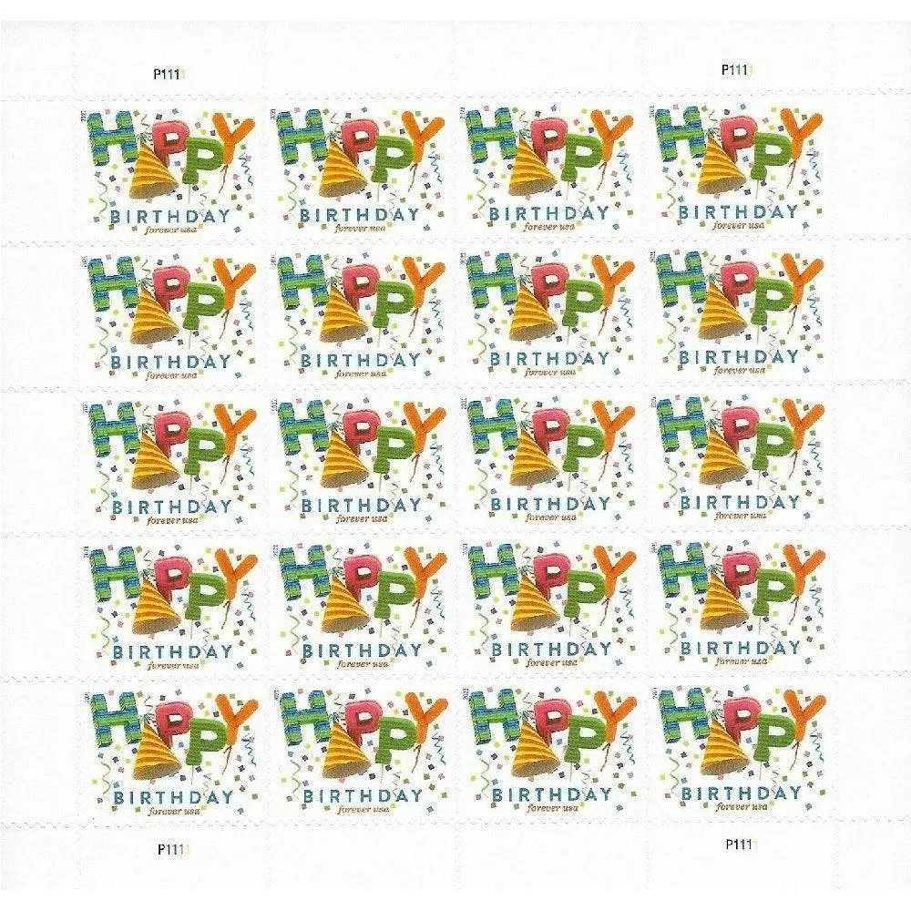 HappyBirthday2021 2 2 - Buy Postage Stamps Online