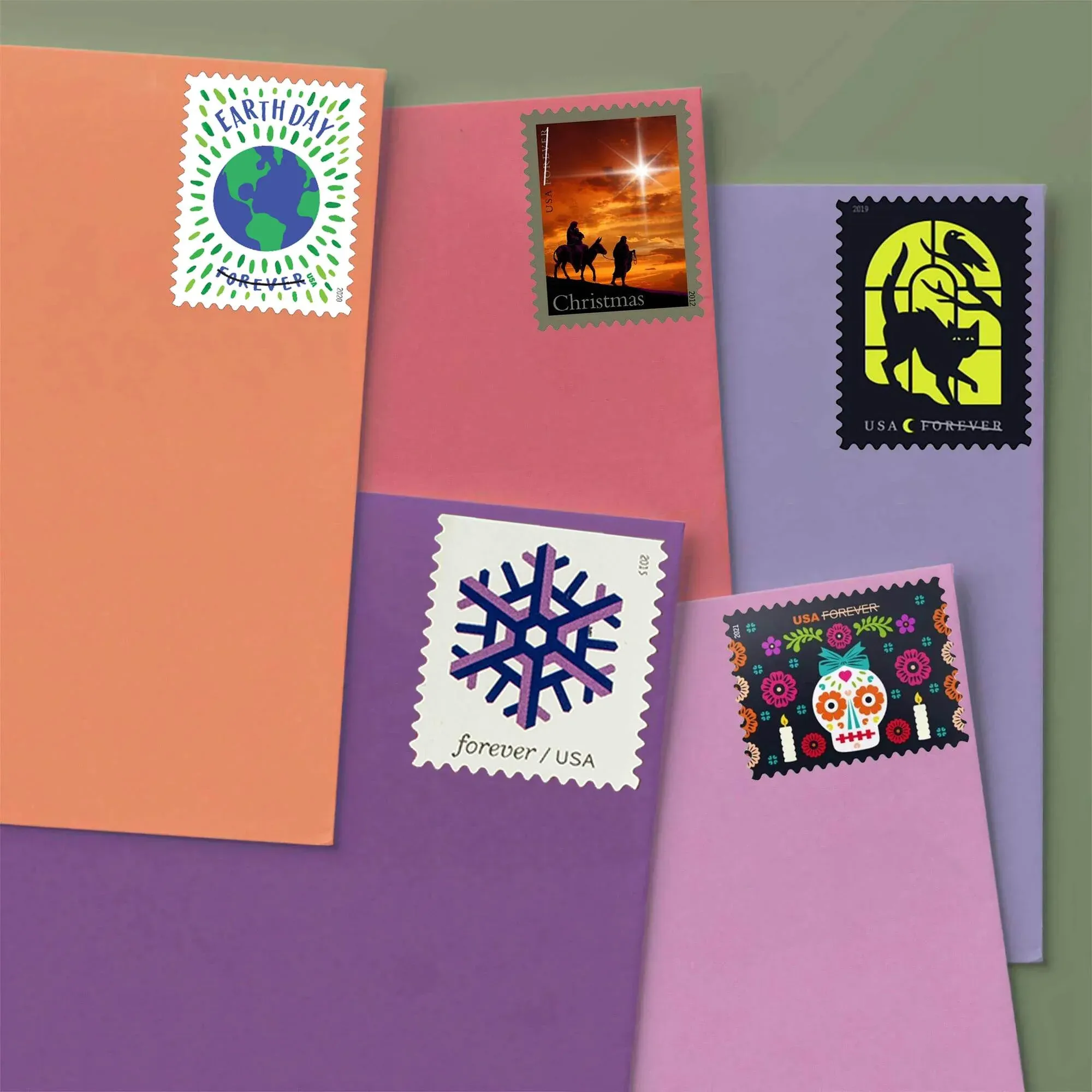 Holiday Bundle Stamps 1 - Buy Postage Stamps Online Holiday Bundle Stamps