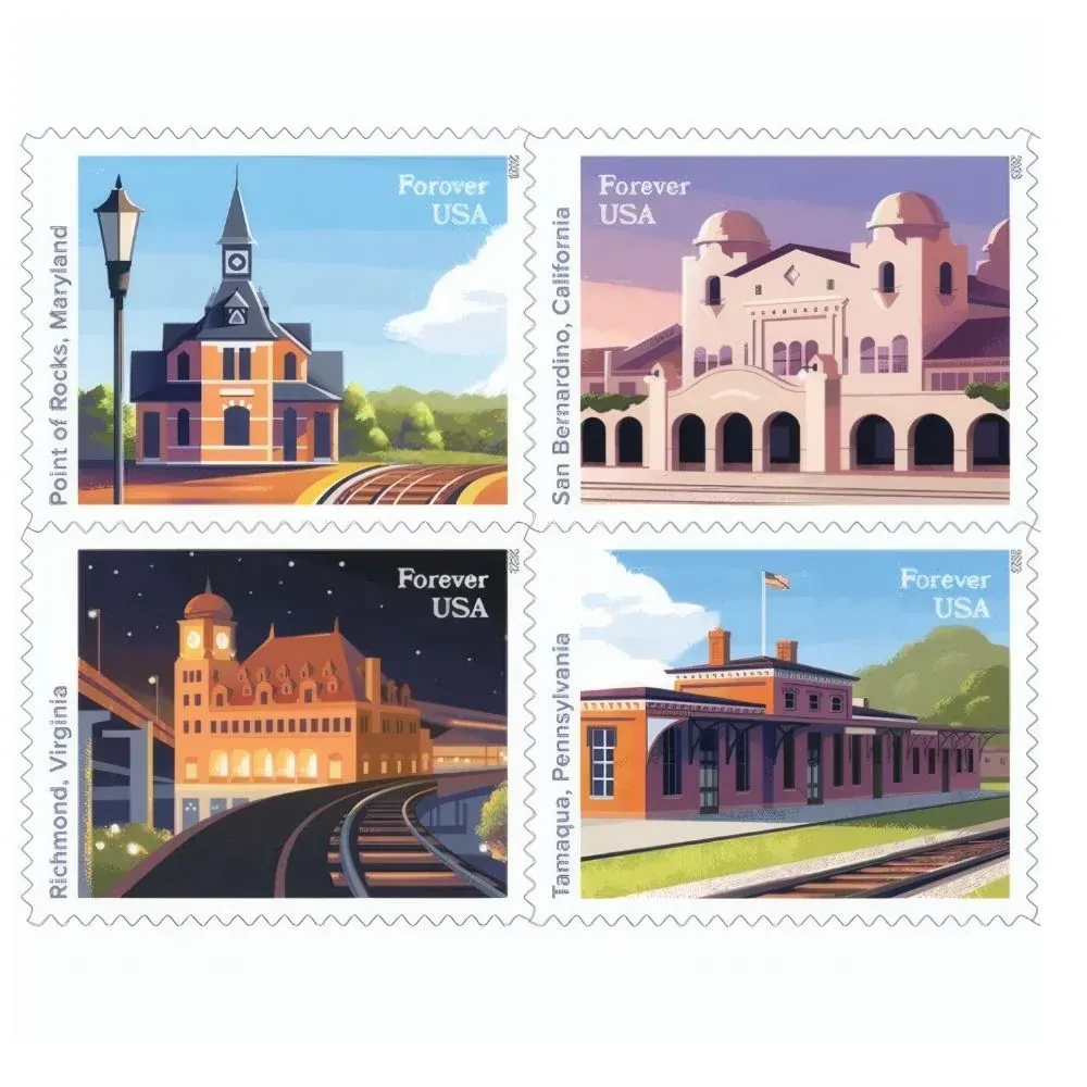 Railroad Stations 2023 1 - Buy Postage Stamps Online Railroad Stations 2023