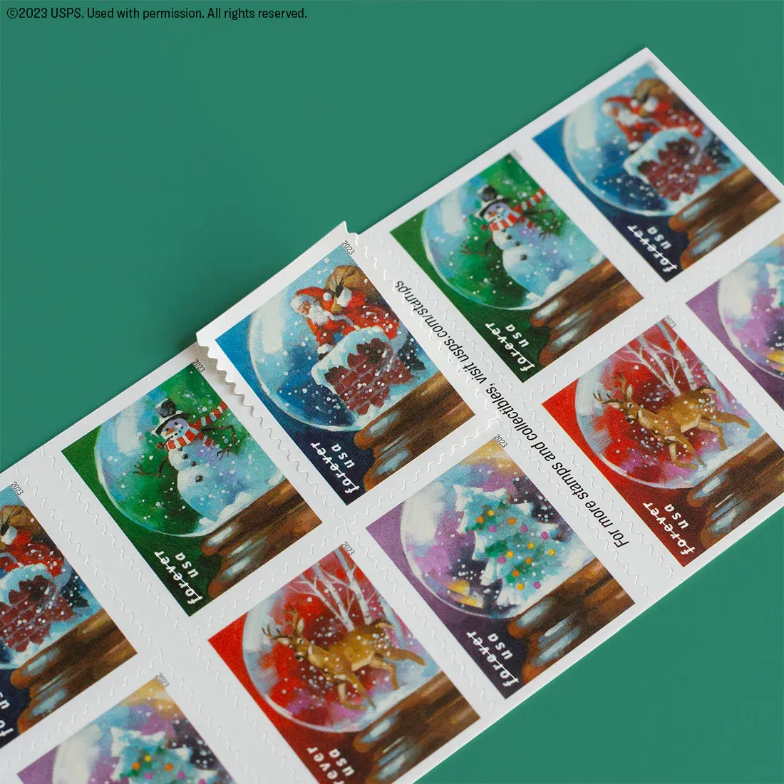 SnowGlobes2023-Booklet-Dynamic SnowGlobes2023 Booklet Dynamic - Buy Postage Stamps Online