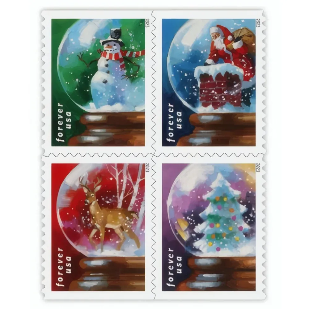 Snow Globes 2023 1 - Buy Postage Stamps Online Snow Globes 2023